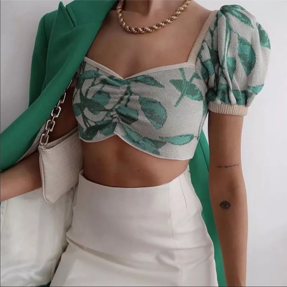 Zara Knit crop top
